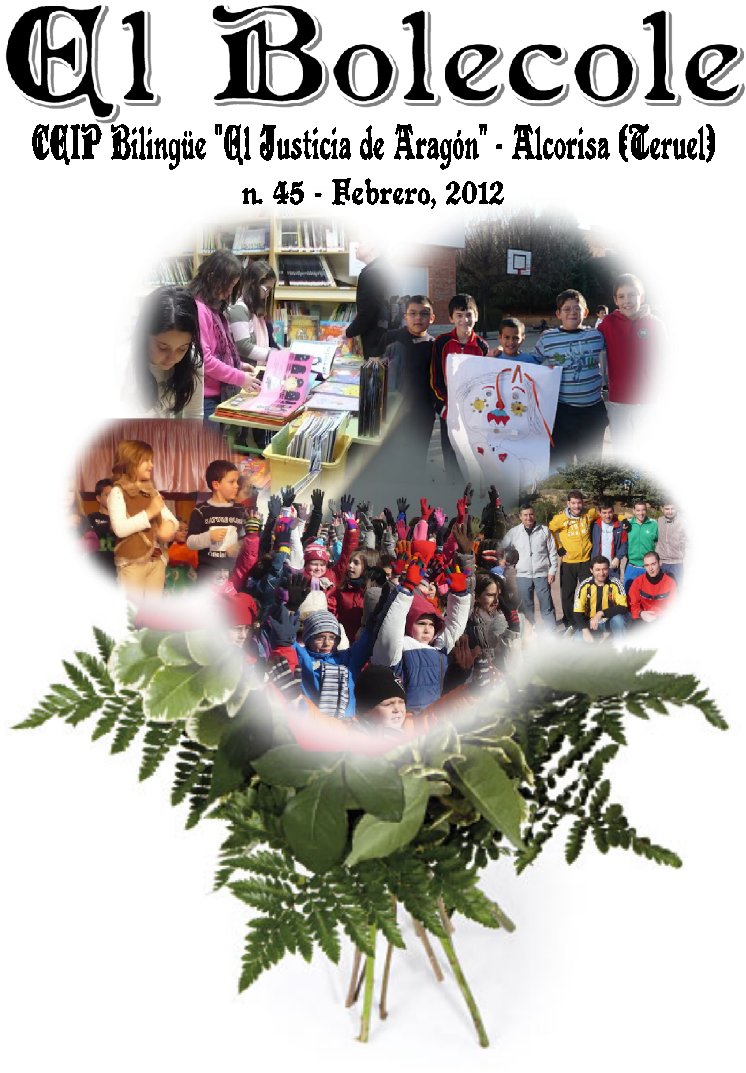 Portada del nº 45 de "El Bolecole", revista escolar.