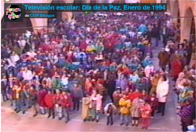 Vídeo escolar: «Día de la Paz en Alcorisa. 1994: el comienzo de una bella historia».