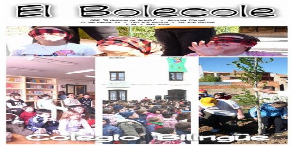 Hace 20 años: «El Bolecole», revista escolar (abril, 2009)